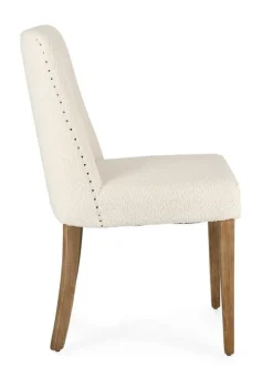 Sale Bizzotto SEDIA EFFETTO BOUCLE' NATURALE - BEATRIZ