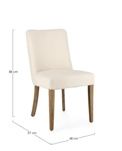 Sale Bizzotto SEDIA EFFETTO BOUCLE' NATURALE - BEATRIZ