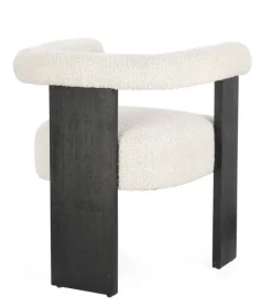 Hot Bizzotto SEDIA EFFETTO BOUCLE' NERO NATURALE - AGAPE