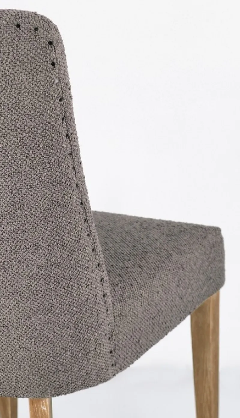 Best Bizzotto SEDIA EFFETTO BOUCLE' GRIGIO - BEATRIZ