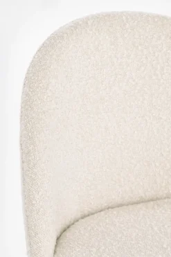Online Bizzotto SEDIA EFFETTO BOUCLE' NERO/AVORIO- TANYA
