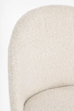 Discount Bizzotto SEDIA EFFETTO BOUCLE' ORO/AVORIO - TANYA