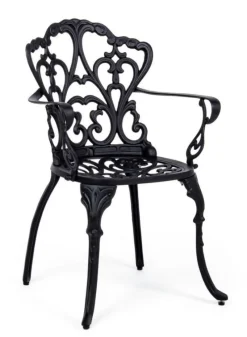 Best Bizzotto SEDIA IN ALLUMINIO ANTRACITE - VICTORIA