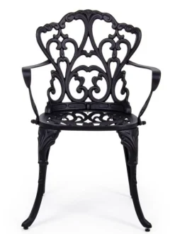 Best Bizzotto SEDIA IN ALLUMINIO ANTRACITE - VICTORIA