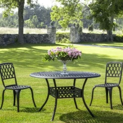 Discount Bizzotto SEDIA IN ALLUMINIO ANTRACITE - FAENZA