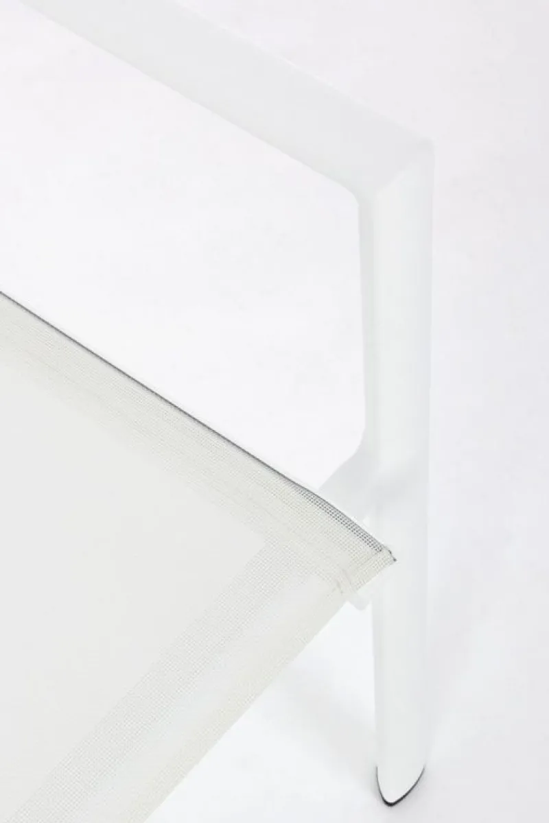 Sale Bizzotto SEDIA IN ALLUMINIO IMPILABILE BIANCO CX21 - KONNOR