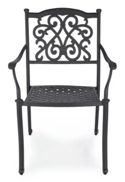 Sale Bizzotto SEDIA IN ALLUMINIO IMPILABILE ANTRACITE- IVREA