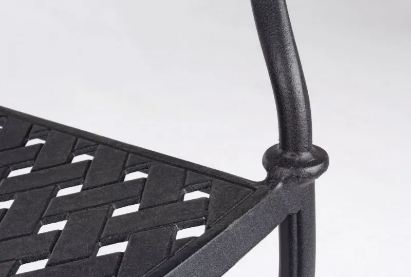 Sale Bizzotto SEDIA IN ALLUMINIO IMPILABILE ANTRACITE- IVREA