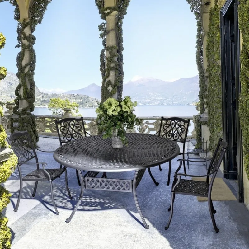 Sale Bizzotto SEDIA IN ALLUMINIO IMPILABILE ANTRACITE- IVREA