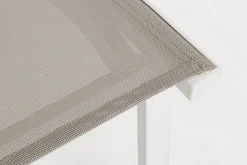 Online Bizzotto SEDIA IN ALLUMINIO IMPILABILE BIANCO/TORTORA GK50 - CRUISE