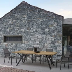 Sale Bizzotto SEDIA IN ALLUMINIO IMPILABILE ANTRACITE CX23 - KONNOR