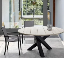 Sale Bizzotto SEDIA IN ALLUMINIO IMPILABILE ANTRACITE CX23 - KONNOR