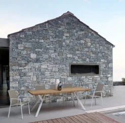 Clearance Bizzotto SEDIA IN ALLUMINIO IMPILABILE BIANCO GK50 - CRUISE