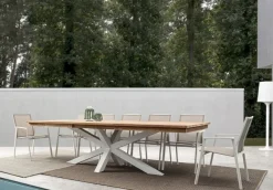 Clearance Bizzotto SEDIA IN ALLUMINIO IMPILABILE BIANCO GK50 - CRUISE