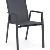 Online Bizzotto SEDIA IN ALLUMINIO IMPILABILE ANTRACITE JX55 - KRION
