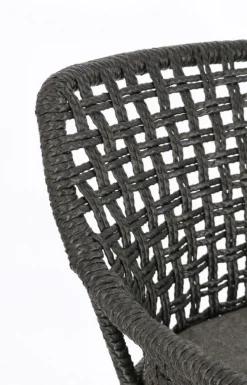 Best Bizzotto SEDIA IN ALLUMINIO NERA - WILSON