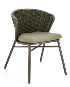 Discount Bizzotto SEDIA IN ALLUMINIO OLIV QS24 - HARLOW