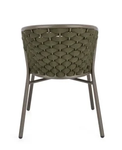 Discount Bizzotto SEDIA IN ALLUMINIO OLIV QS24 - HARLOW