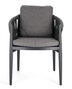 Clearance Bizzotto SEDIA IN CORDA ANTRACITE WG21 - JACINTA