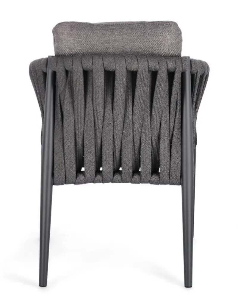Clearance Bizzotto SEDIA IN CORDA ANTRACITE WG21 - JACINTA