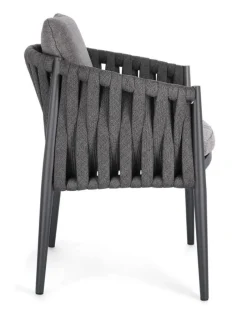 Clearance Bizzotto SEDIA IN CORDA ANTRACITE WG21 - JACINTA