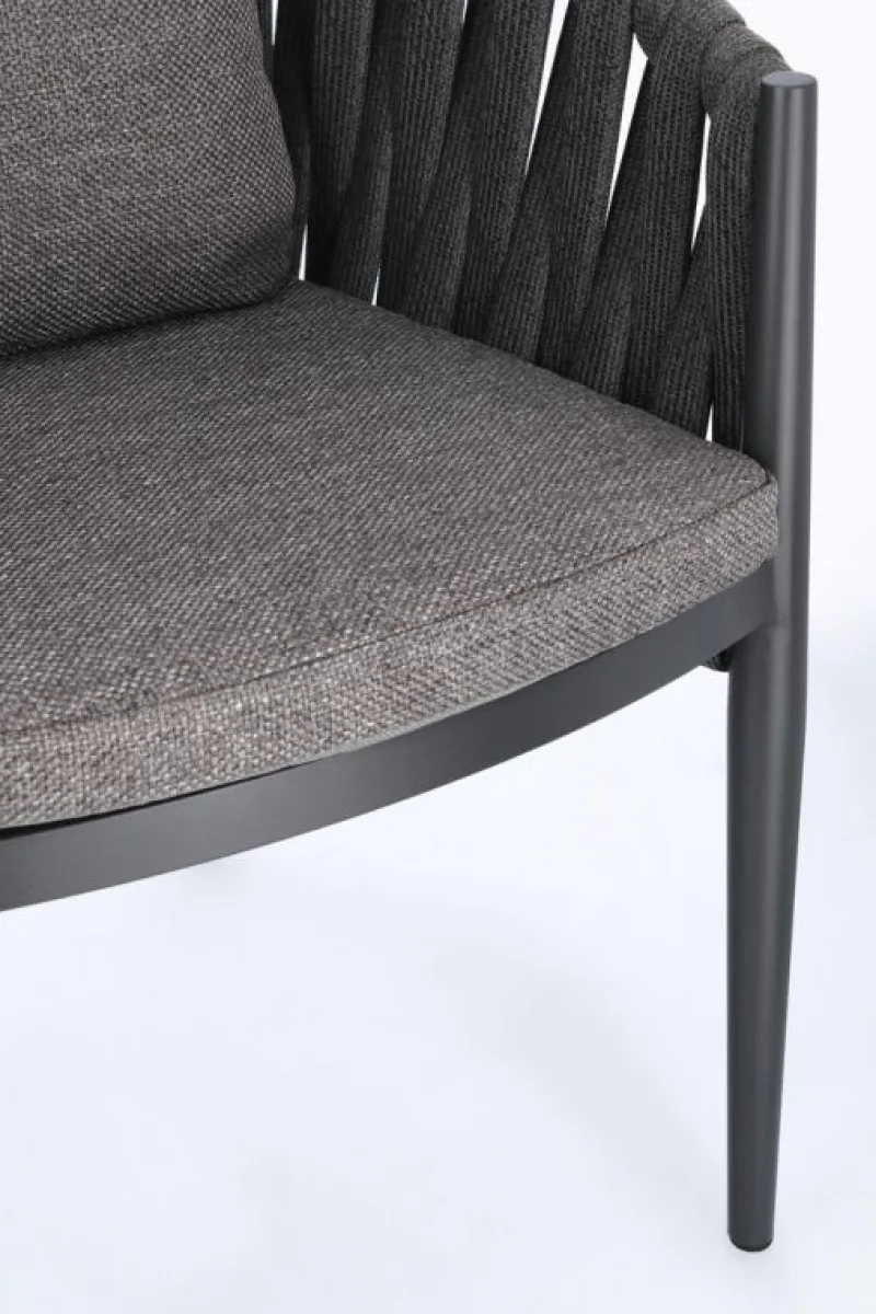 Clearance Bizzotto SEDIA IN CORDA ANTRACITE WG21 - JACINTA