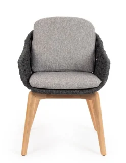 Best Bizzotto SEDIA IN CORDA ANTRACITE - TAMIRES