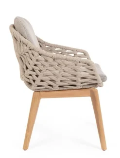 Bizzotto SEDIA IN CORDA BEIGE - TAMIRES