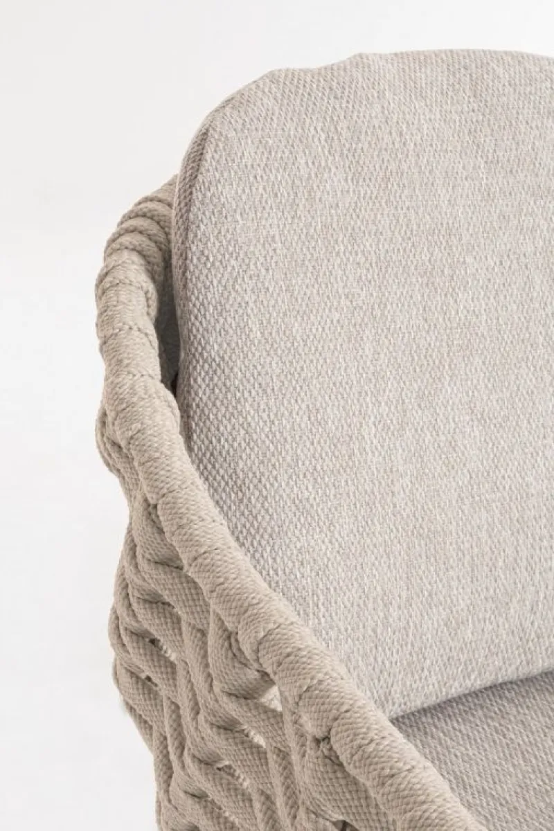 Bizzotto SEDIA IN CORDA BEIGE - TAMIRES