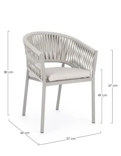 Best Bizzotto SEDIA IN CORDA MOON WG24 - FLORENCIA