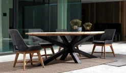 New Bizzotto SEDIA IN CORDA PER ESTERNO COLOR ARDESIA - HESPERIA