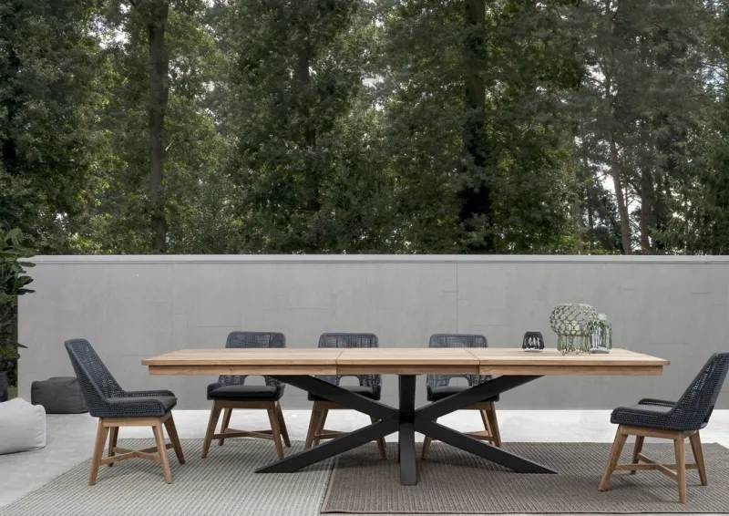 New Bizzotto SEDIA IN CORDA PER ESTERNO COLOR ARDESIA - HESPERIA