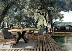 New Bizzotto SEDIA IN CORDA PER ESTERNO COLOR ARDESIA - HESPERIA