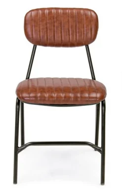 Sale Bizzotto SEDIA IN ECOPELLE ARANCIO - DEBBIE