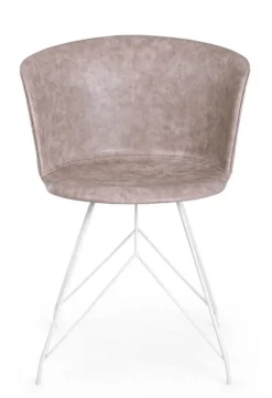 Hot Bizzotto SEDIA IN ECOPELLE BEIGE - LOFT