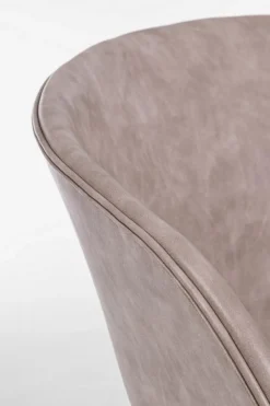 Clearance Bizzotto SEDIA IN ECOPELLE BEIGE - WARHOL