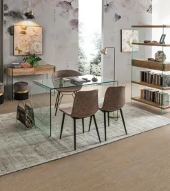 Clearance Bizzotto SEDIA IN ECOPELLE BEIGE - WARHOL