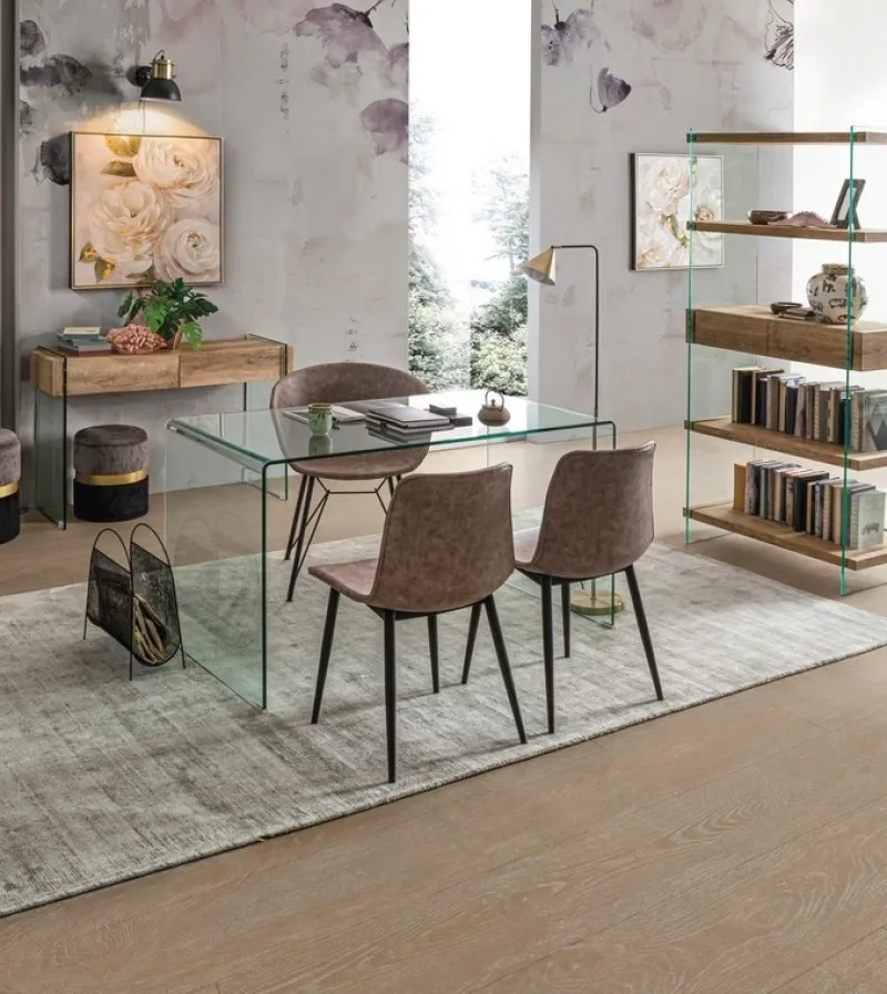 Clearance Bizzotto SEDIA IN ECOPELLE BEIGE - WARHOL