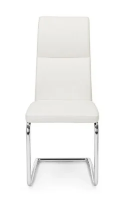 New Bizzotto SEDIA IN ECOPELLE BIANCA - THELMA