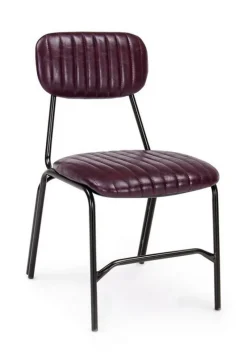 Sale Bizzotto SEDIA IN ECOPELLE BORDEAUX - DEBBIE