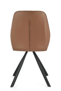 Discount Bizzotto SEDIA IN ECOPELLE COGNAC - MAXWELL