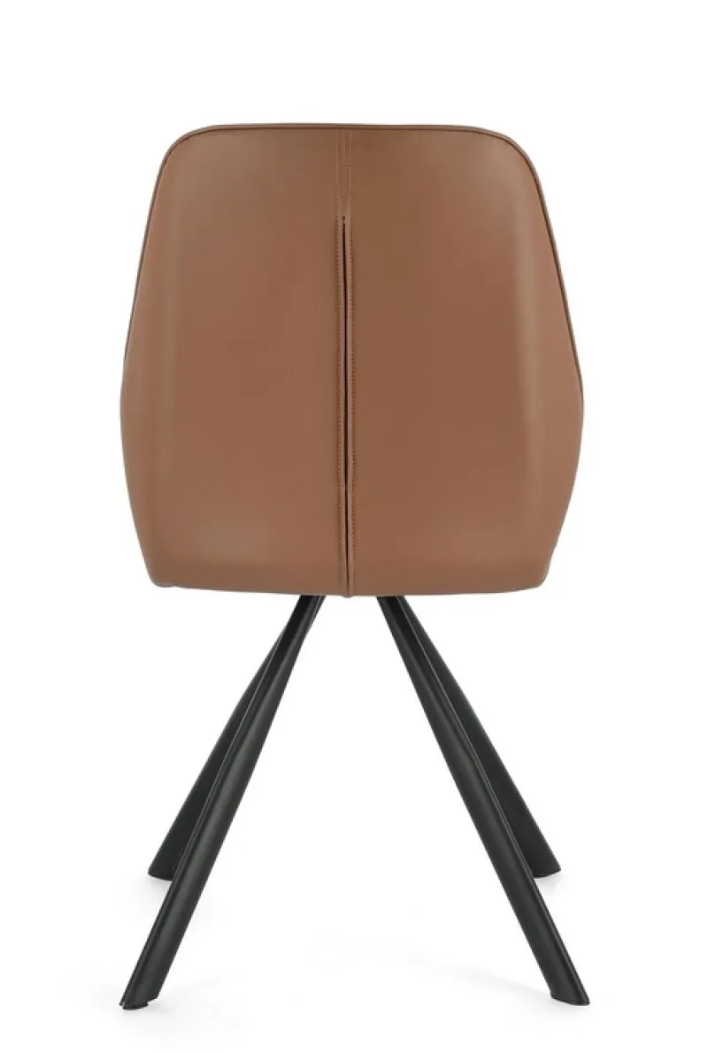 Discount Bizzotto SEDIA IN ECOPELLE COGNAC - MAXWELL