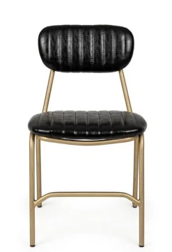 Best Bizzotto SEDIA IN ECOPELLE NERA - ADDY