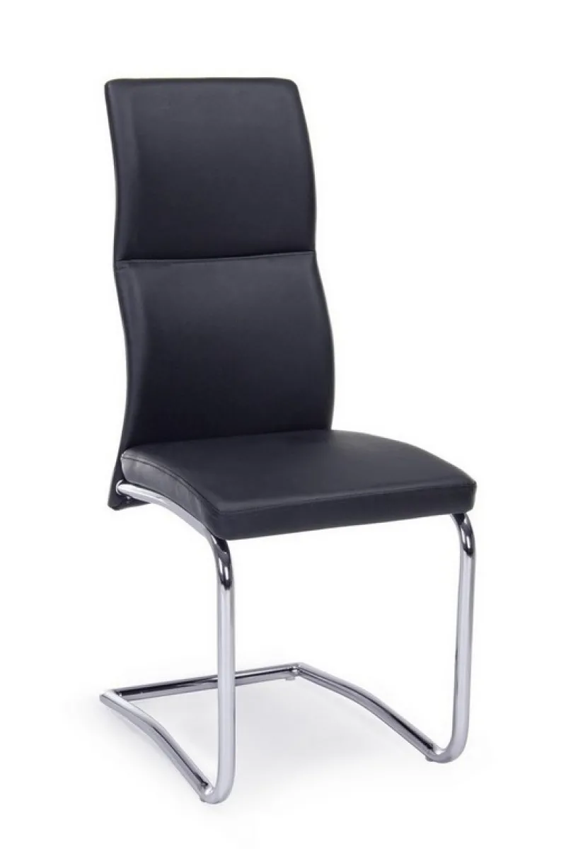 Bizzotto SEDIA IN ECOPELLE NERA - THELMA