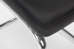 Bizzotto SEDIA IN ECOPELLE NERA - THELMA