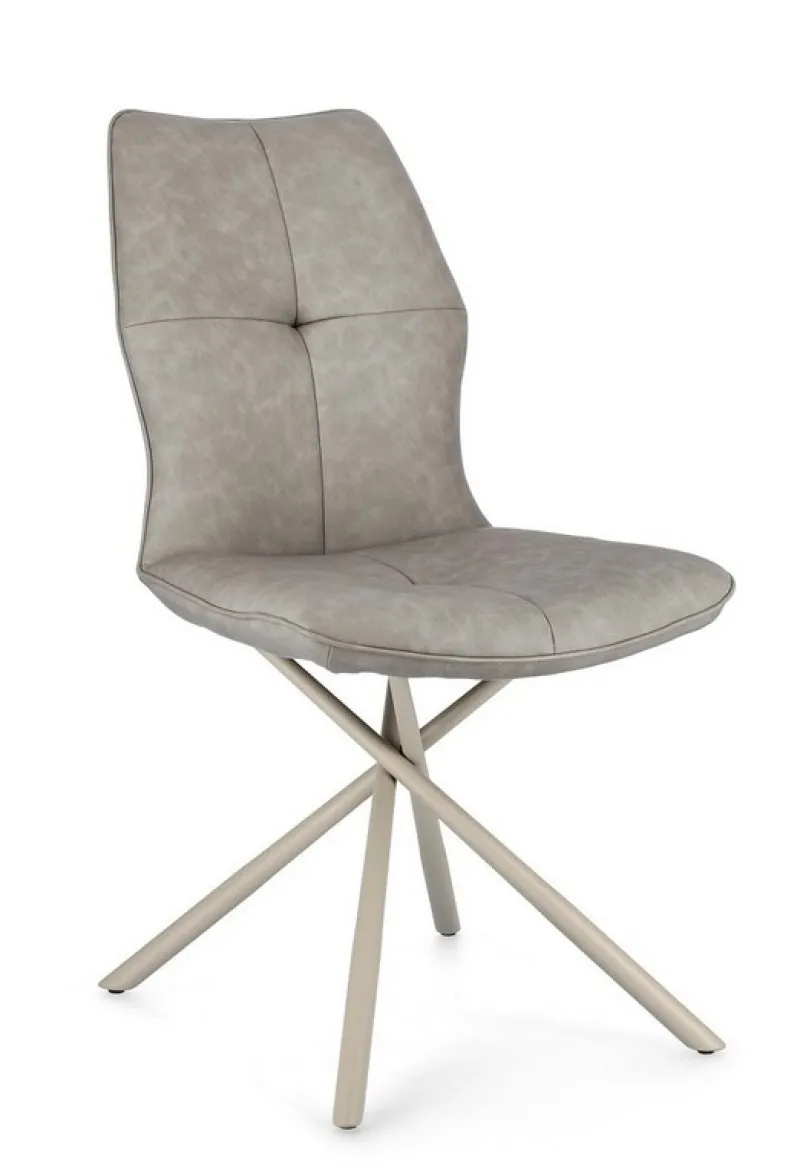 Sale Bizzotto SEDIA IN ECOPELLE TORTORA - KEPLER