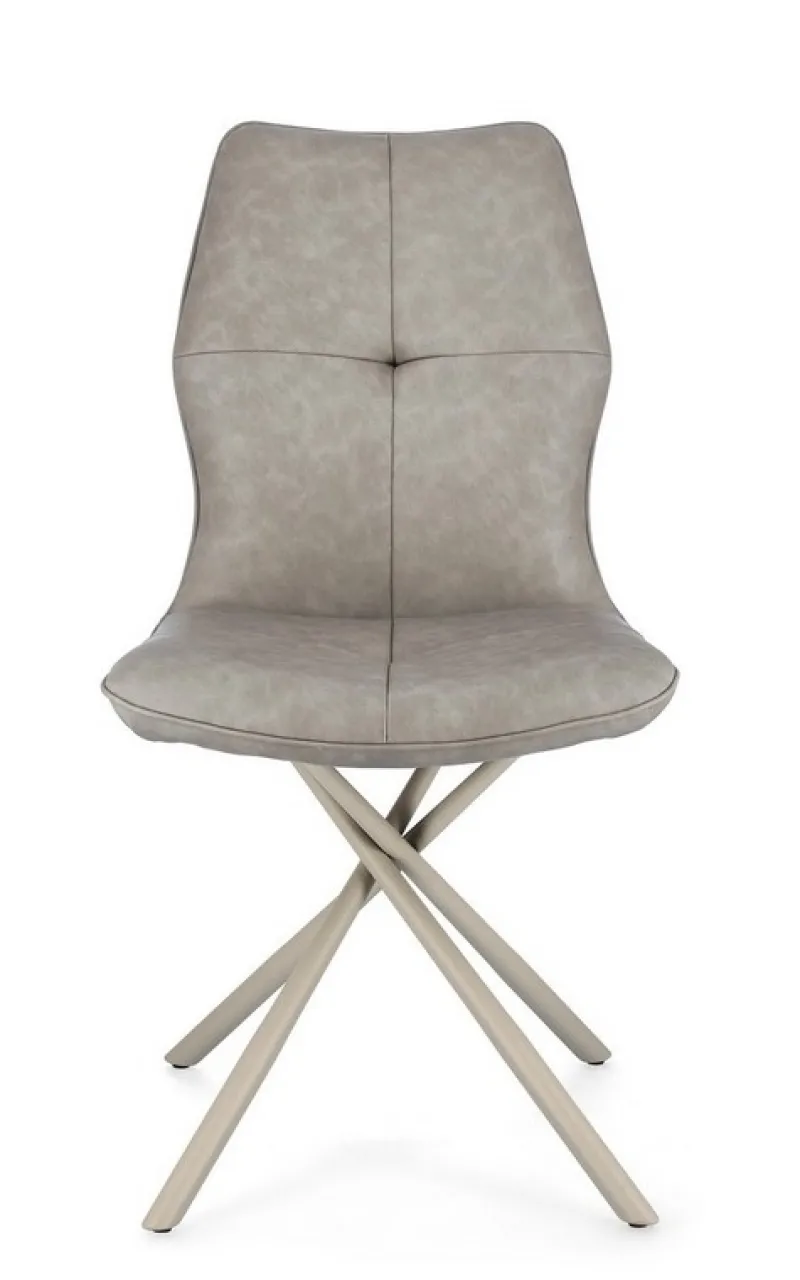 Sale Bizzotto SEDIA IN ECOPELLE TORTORA - KEPLER