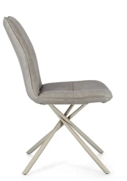 Sale Bizzotto SEDIA IN ECOPELLE TORTORA - KEPLER