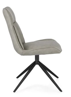 Hot Bizzotto SEDIA IN ECOPELLE TORTORA - JORDAN