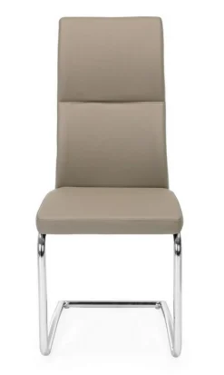 New Bizzotto SEDIA IN ECOPELLE TORTORA - THELMA